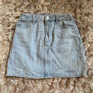 Sophisticated jean skirt!